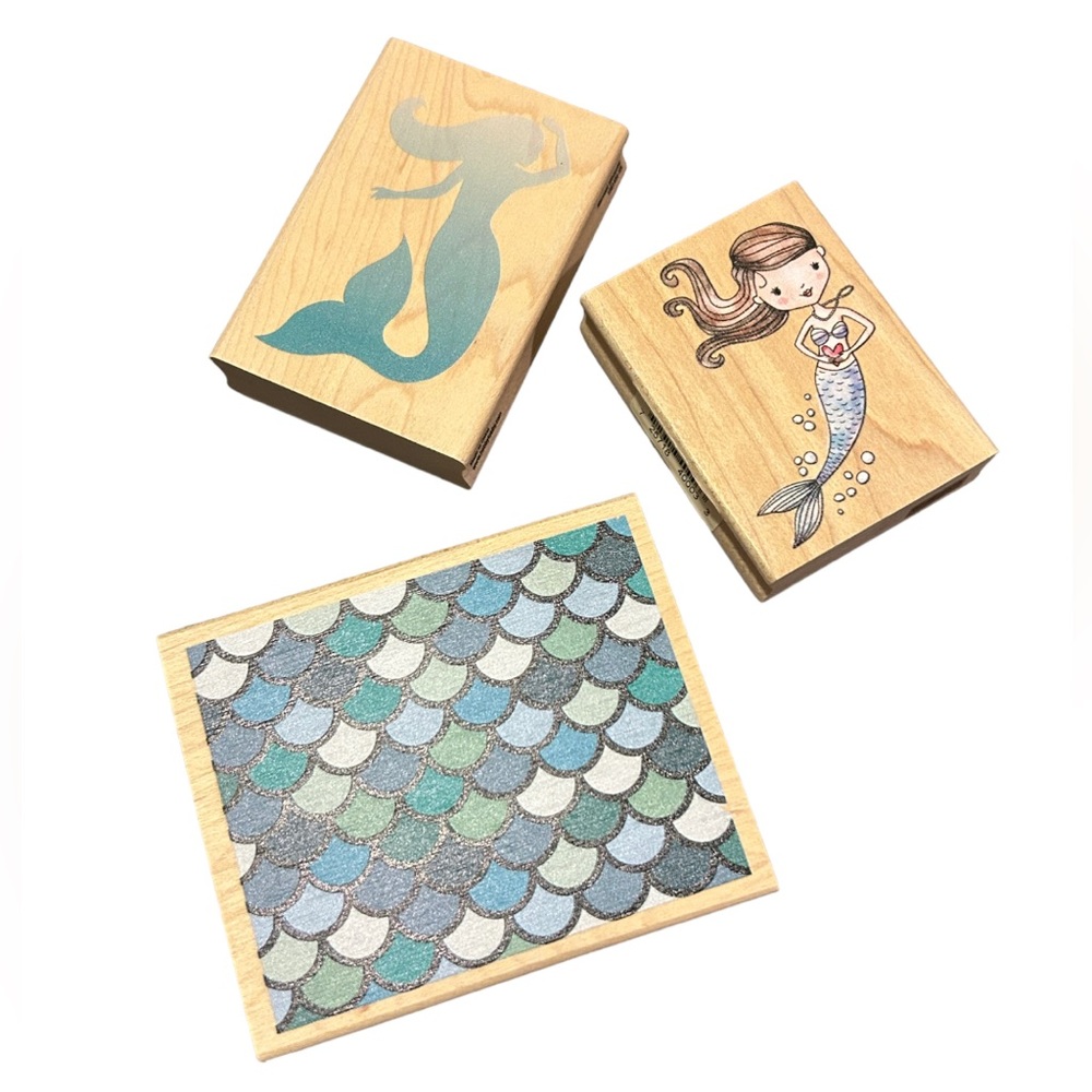 Mermaid Theme Stamp Set